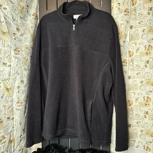 Croft & Barrow Men's Dark Gray Zip-Up Sweater